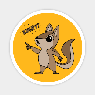 Cute Squirrel - Shiny Magnet